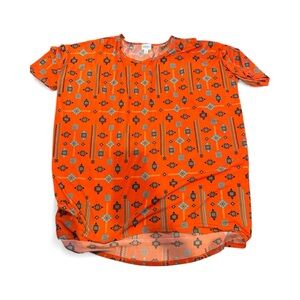 Lularoe Aztec high low shirt